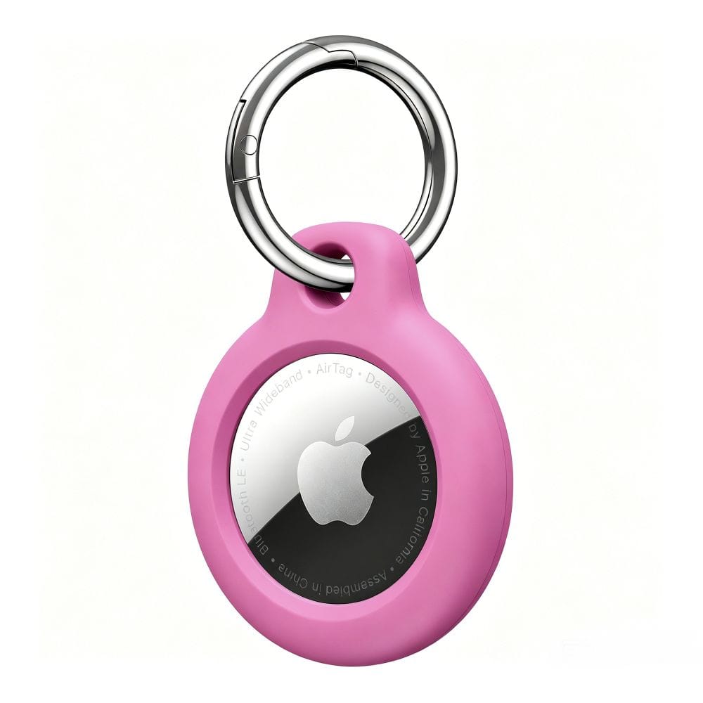 Θήκη Tech-Protect AirTag 1/2 Silicone Keychain Pink ΘΗΚΕΣ Tech-Protect Θήκη Tech-Protect AirTag 1/2 Silicone Keychain Pink - Image 2