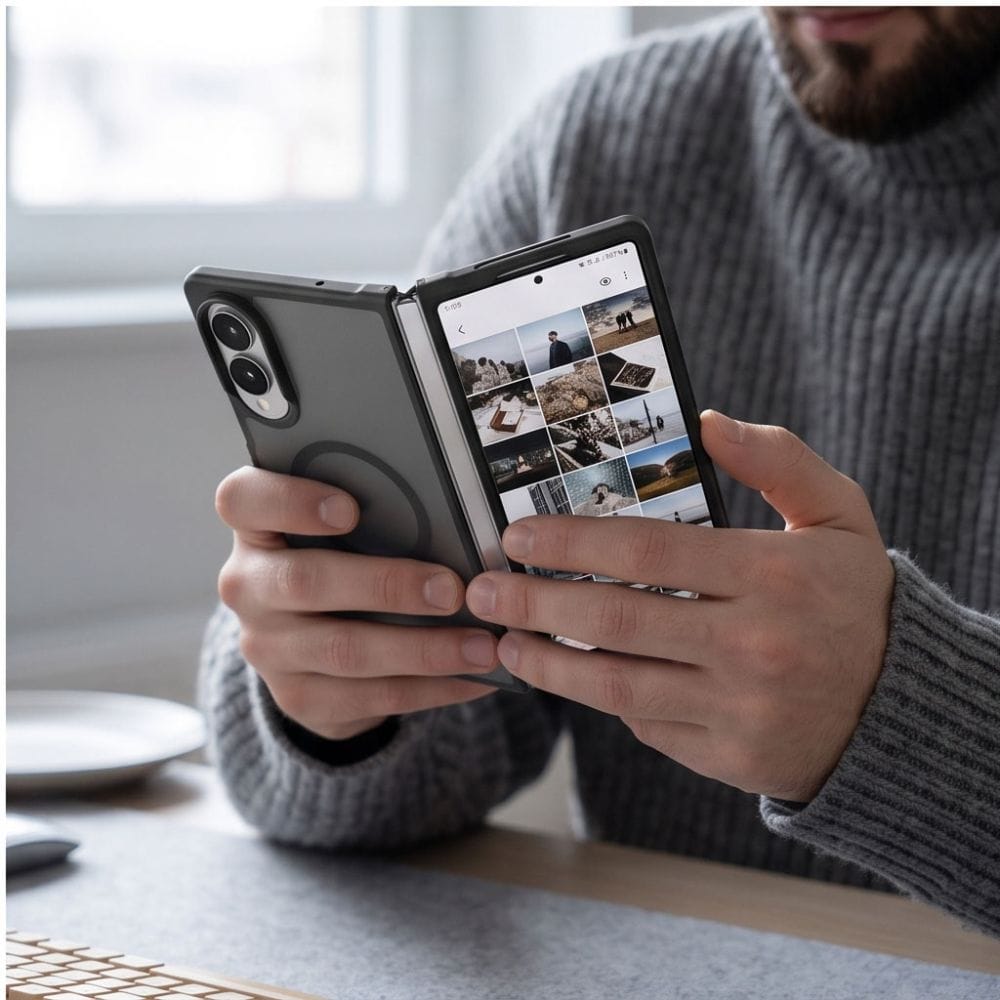 Θήκη Tech-Protect MagMat MagSafe Matte Black Samsung Galaxy Z Fold 7/Z Fold 8 Ultra ΘΗΚΕΣ Tech-Protect Θήκη Tech-Protect MagMat MagSafe Matte Black Samsung Galaxy Z Fold 7/Z Fold 8 Ultra - Image 7