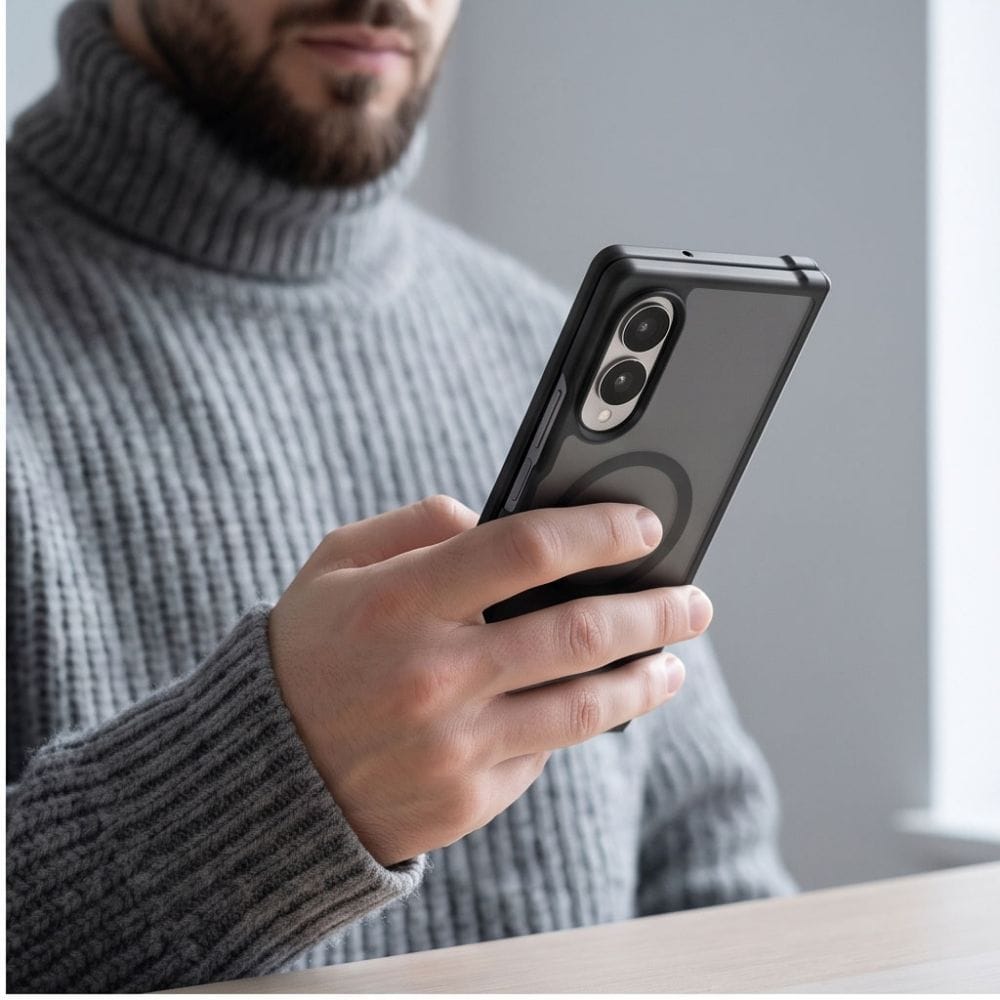 Θήκη Tech-Protect MagMat MagSafe Matte Black Samsung Galaxy Z Fold 7/Z Fold 8 Ultra ΘΗΚΕΣ Tech-Protect Θήκη Tech-Protect MagMat MagSafe Matte Black Samsung Galaxy Z Fold 7/Z Fold 8 Ultra - Image 5