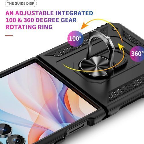 Alternative view of Θήκη Combo Ringstand Black Samsung Galaxy Z Flip 8