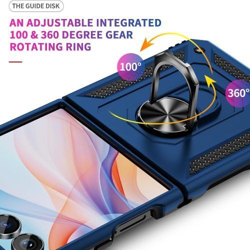 Alternative view of Θήκη Combo Ringstand Blue Samsung Galaxy Z Flip 8