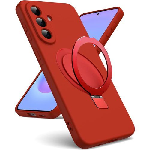 Θήκη Orso Ostand Liquid Silicone Red Samsung Galaxy A57