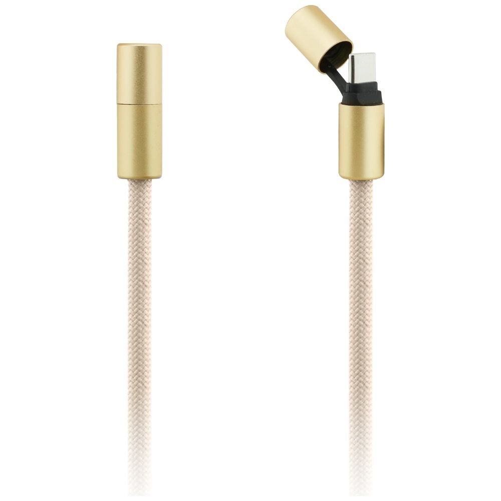 Guess Universal Crossbody 4G Charm USB-C Cable 1.5M Beige ANDROID Guess Guess Universal Crossbody 4G Charm USB-C Cable 1.5M Beige - Image 3
