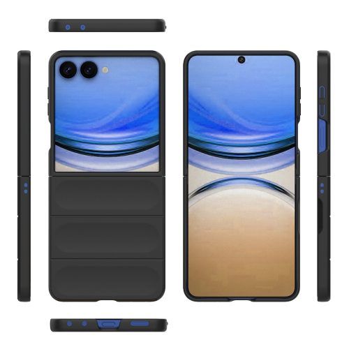 Alternative view of Θήκη Magic Shield Black Samsung Galaxy Z Flip 8