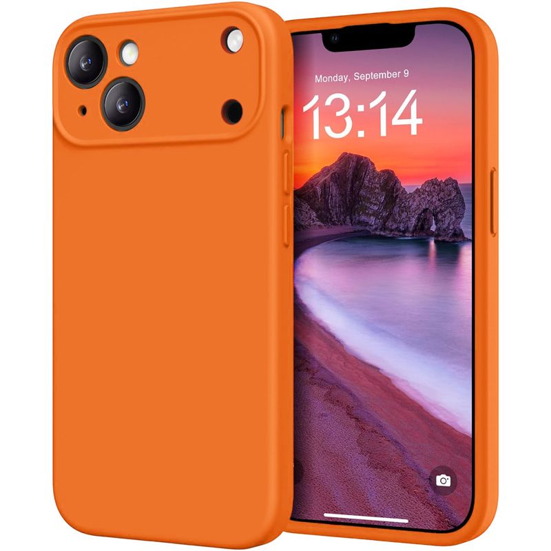 Θήκη Orso Cloud Look Converter Orange iPhone 13/14 ΘΗΚΕΣ Orso Θήκη Orso Cloud Look Converter Orange iPhone 13/14
