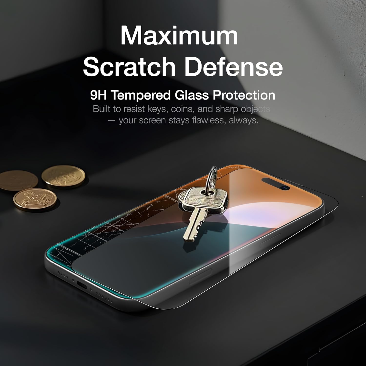 AmazingThing Titan Anti-Blue Light Tempered Glass iPhone 16 ΠΡΟΣΤΑΣΙΑ ΟΘΟΝΗΣ AmazingThing AmazingThing Titan Anti-Blue Light Tempered Glass iPhone 16 - Image 6