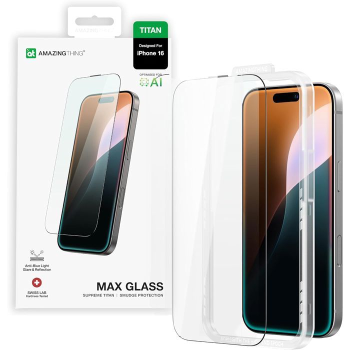 AmazingThing Titan Anti-Blue Light Tempered Glass iPhone 16 ΠΡΟΣΤΑΣΙΑ ΟΘΟΝΗΣ AmazingThing AmazingThing Titan Anti-Blue Light Tempered Glass iPhone 16