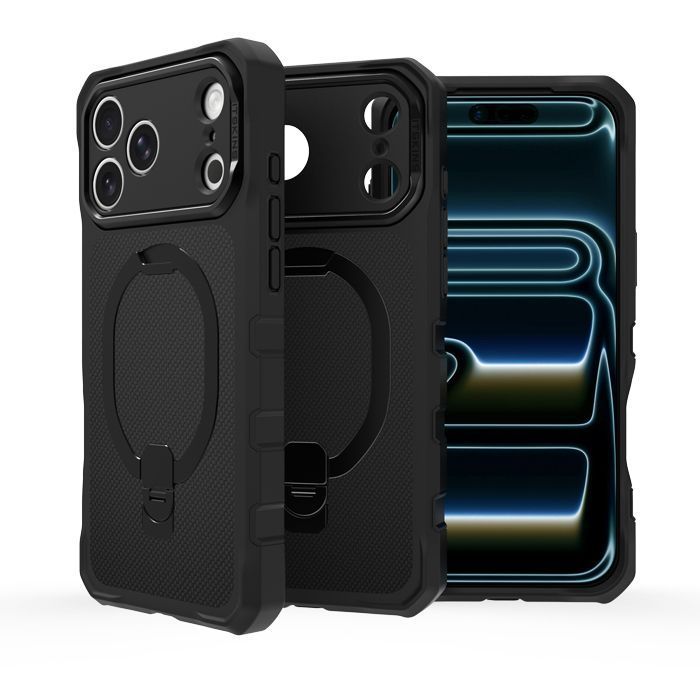 Θήκη ITSKINS Supreme Nylon Stand MagSafe Black iPhone 18 Pro Max/17 Pro Max ΘΗΚΕΣ ITSKINS Θήκη ITSKINS Supreme Nylon Stand MagSafe Black iPhone 18 Pro Max/17 Pro Max - Image 6