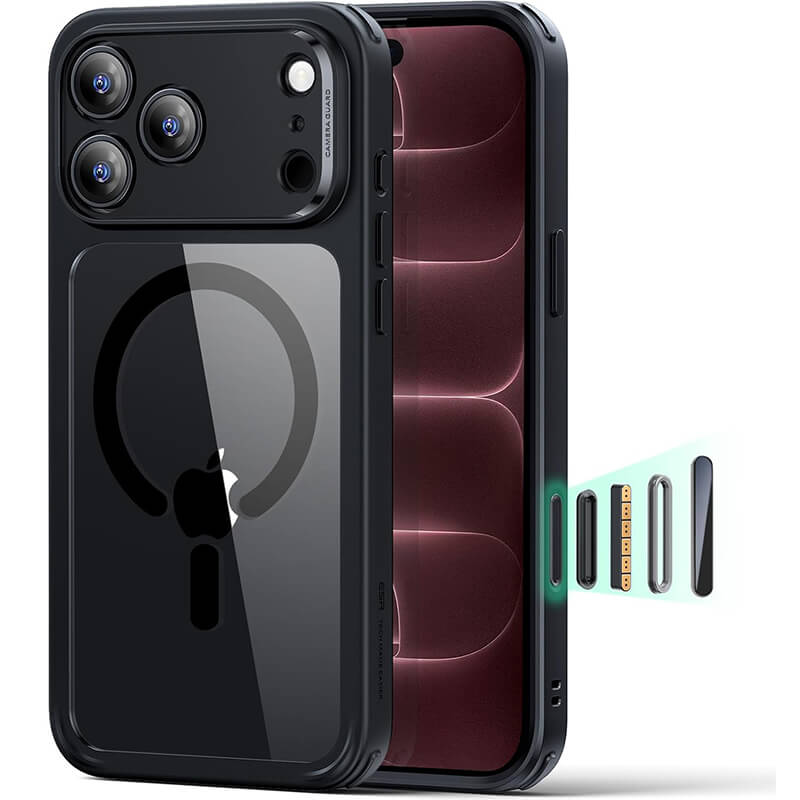 Θήκη ESR Classic Hybrid MagSafe Clear Black iPhone 18 Pro/17 Pro ΘΗΚΕΣ ESR Θήκη ESR Classic Hybrid MagSafe Clear Black iPhone 18 Pro/17 Pro