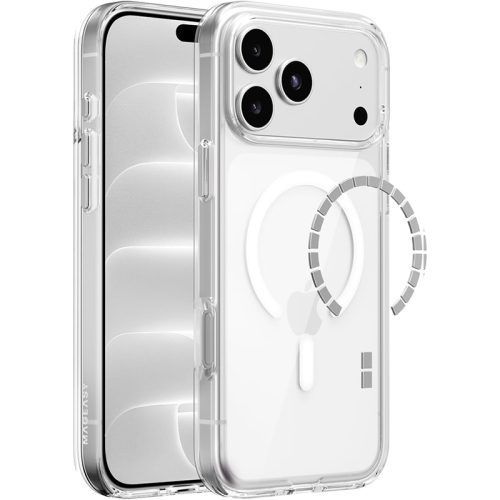 Θήκη MagEasy Bright M Magsafe Transparent White iPhone 18 Pro Max/17 Pro Max