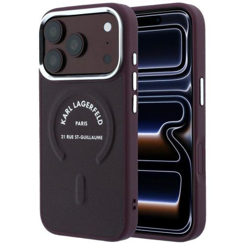 Θήκη Karl Lagerfeld Karl RSG Logo MagSafe Burgundy iPhone 18 Pro Max/17 Pro Max ΘΗΚΕΣ KARL LAGERFELD Θήκη Karl Lagerfeld Karl RSG Logo MagSafe Burgundy iPhone 18 Pro Max/17 Pro Max