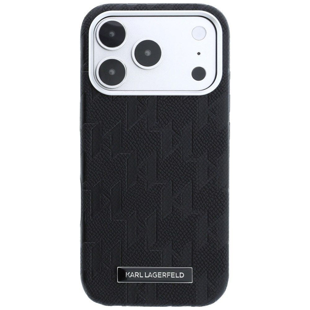 Θήκη Karl Lagerfeld Grained Mono Resin Logo MagSafe Black iPhone 18 Pro Max/17 Pro Max ΘΗΚΕΣ KARL LAGERFELD Θήκη Karl Lagerfeld Grained Mono Resin Logo MagSafe Black iPhone 18 Pro Max/17 Pro Max - Image 4