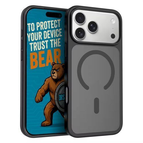 Θήκη Orso Classic Hybrid MagSafe Frosted Black iPhone 18 Pro Max/17 Pro Max