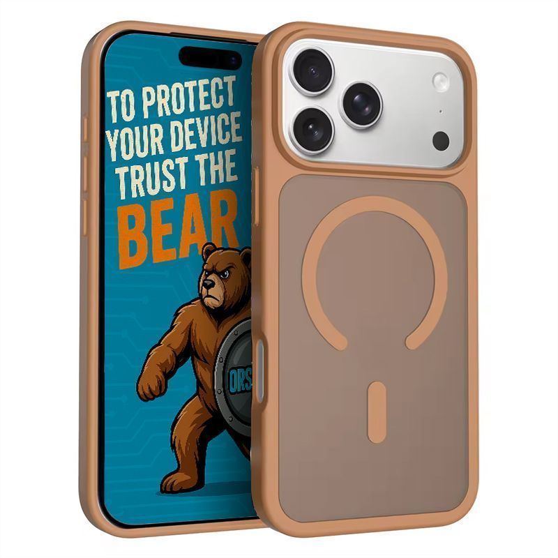Θήκη Orso Classic Hybrid MagSafe Frosted Brown iPhone 18 Pro Max/17 Pro Max ΘΗΚΕΣ Orso Θήκη Orso Classic Hybrid MagSafe Frosted Brown iPhone 18 Pro Max/17 Pro Max