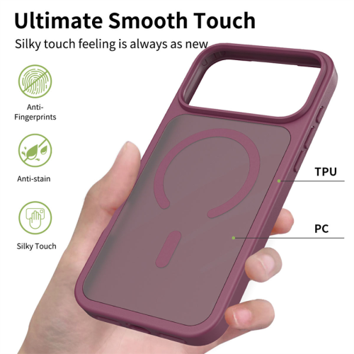 Alternative view of Θήκη Orso Classic Hybrid MagSafe Frosted Brown iPhone 18 Pro Max/17 Pro Max