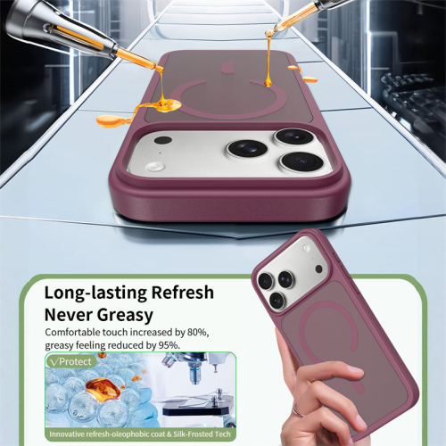 Alternative view of Θήκη Orso Classic Hybrid MagSafe Frosted Orange iPhone 18 Pro Max/17 Pro Max