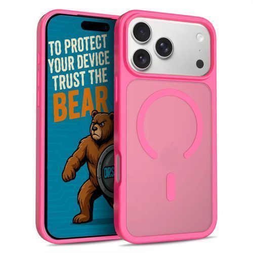 Θήκη Orso Classic Hybrid MagSafe Frosted Hot Pink iPhone 18 Pro Max/17 Pro Max