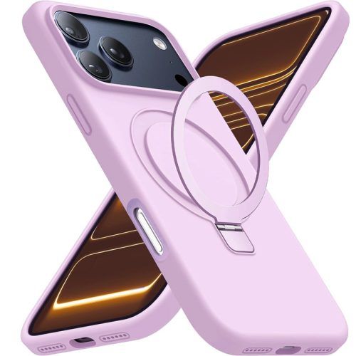 Θήκη Orso Ostand Liquid Silicone Light Purple iPhone 18 Pro Max/17 Pro Max