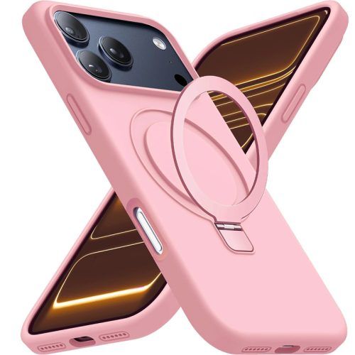 Θήκη Orso Ostand Liquid Silicone Pink iPhone 18 Pro Max/17 Pro Max