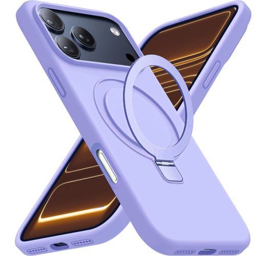 Θήκη Orso Ostand Liquid Silicone Violet iPhone 18 Pro Max/17 Pro Max