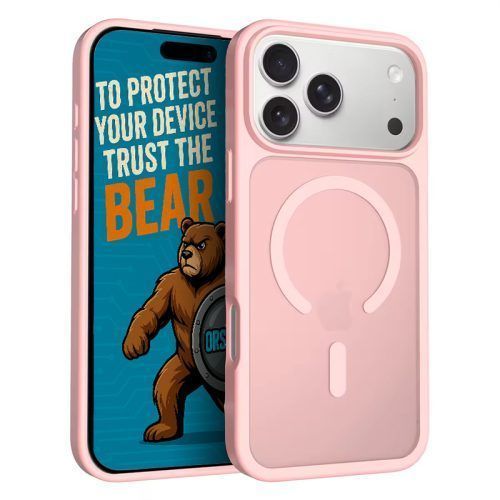 Θήκη Orso Classic Hybrid MagSafe Frosted Pink iPhone 18 Pro Max/17 Pro Max