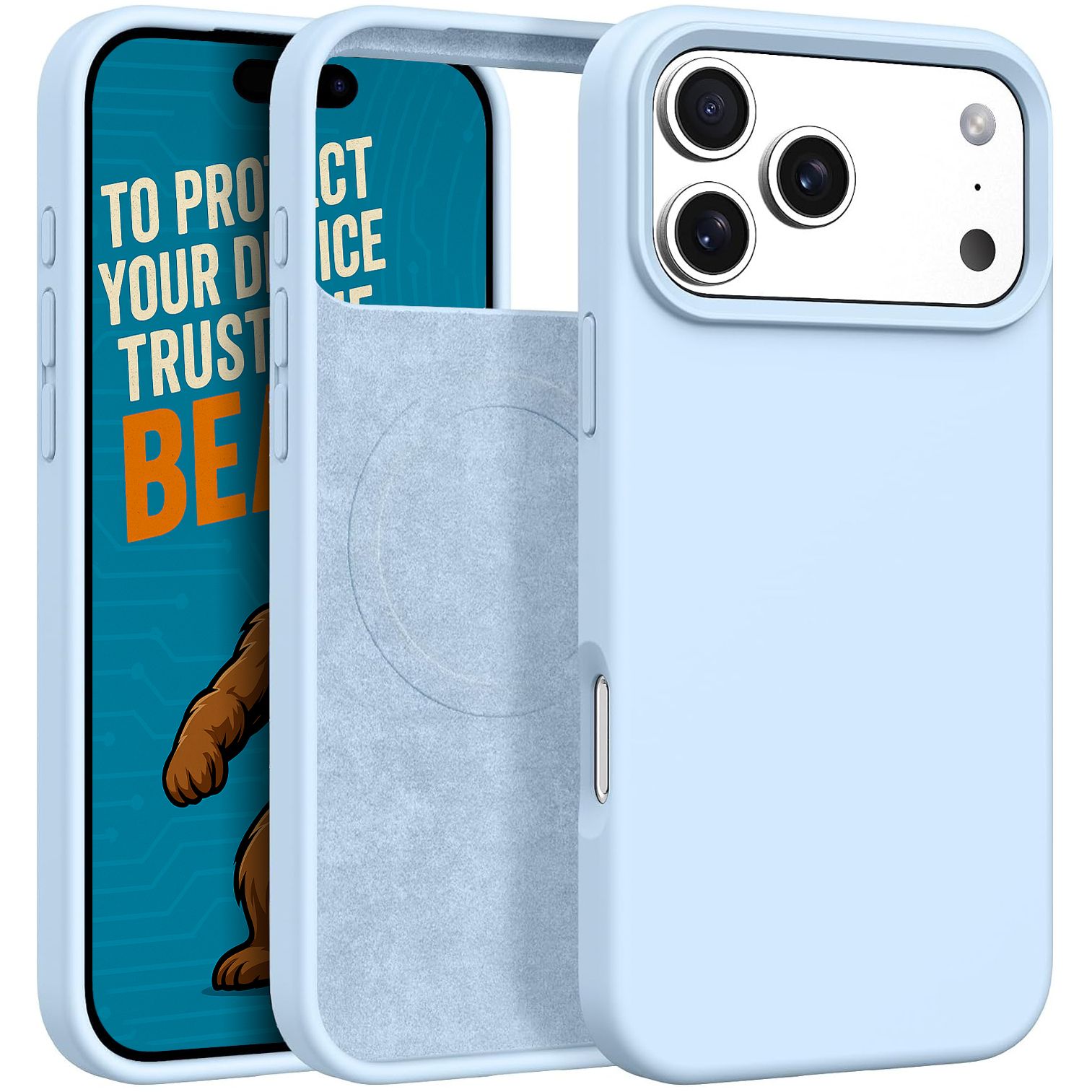 Θήκη Orso Cloud Magsafe Light Blue iPhone 18 Pro/17 Pro ΘΗΚΕΣ Orso Θήκη Orso Cloud Magsafe Light Blue iPhone 18 Pro/17 Pro