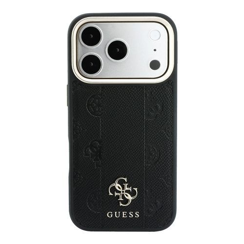 Alternative view of Θήκη Guess Stripe Peony 4G Logo Magsafe Black iPhone 18 Pro/17 Pro