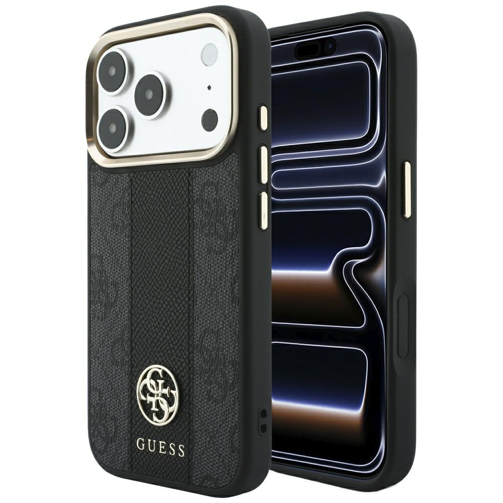 Θήκη Guess 4G Stripe Round Classic Logo Magsafe Black iPhone 18 Pro Max/17 Pro Max ΘΗΚΕΣ Guess Θήκη Guess 4G Stripe Round Classic Logo Magsafe Black iPhone 18 Pro Max/17 Pro Max