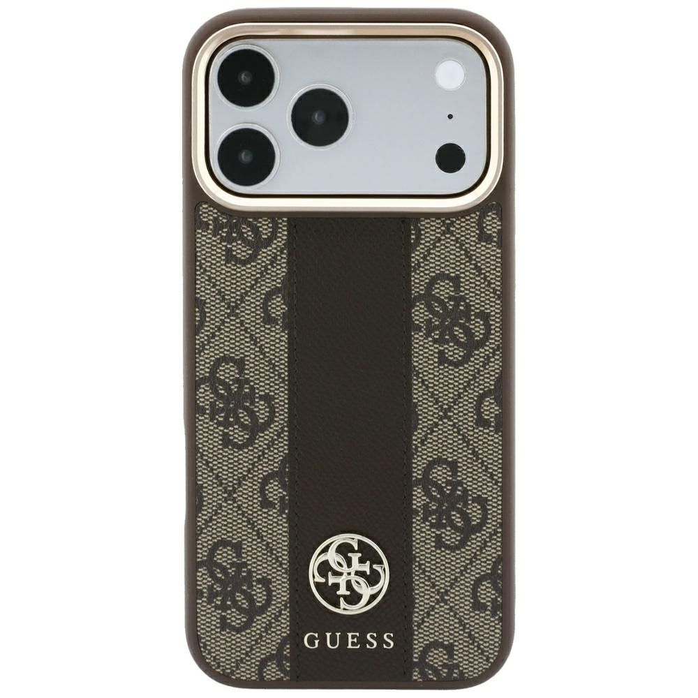 Θήκη Guess 4G Stripe Round Classic Logos Magsafe Brown iPhone 18 Pro Max/17 Pro Max ΘΗΚΕΣ Guess Θήκη Guess 4G Stripe Round Classic Logos Magsafe Brown iPhone 18 Pro Max/17 Pro Max - Image 5