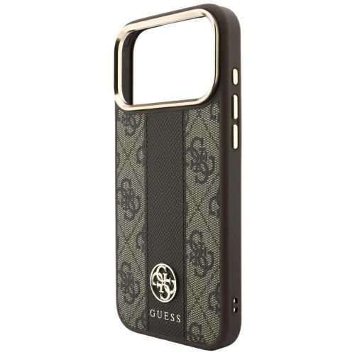 Alternative view of Θήκη Guess 4G Stripe Round Classic Logos Magsafe Brown iPhone 18 Pro Max/17 Pro Max