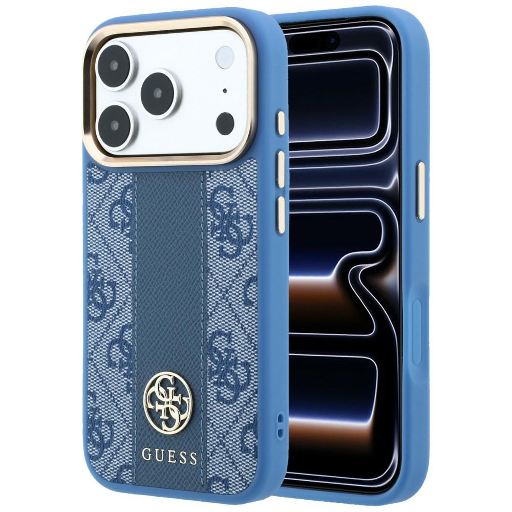 Θήκη Guess 4G Stripe Round Classic Logos Magsafe Blue iPhone 18 Pro Max/17 Pro Max ΘΗΚΕΣ Guess Θήκη Guess 4G Stripe Round Classic Logos Magsafe Blue iPhone 18 Pro Max/17 Pro Max