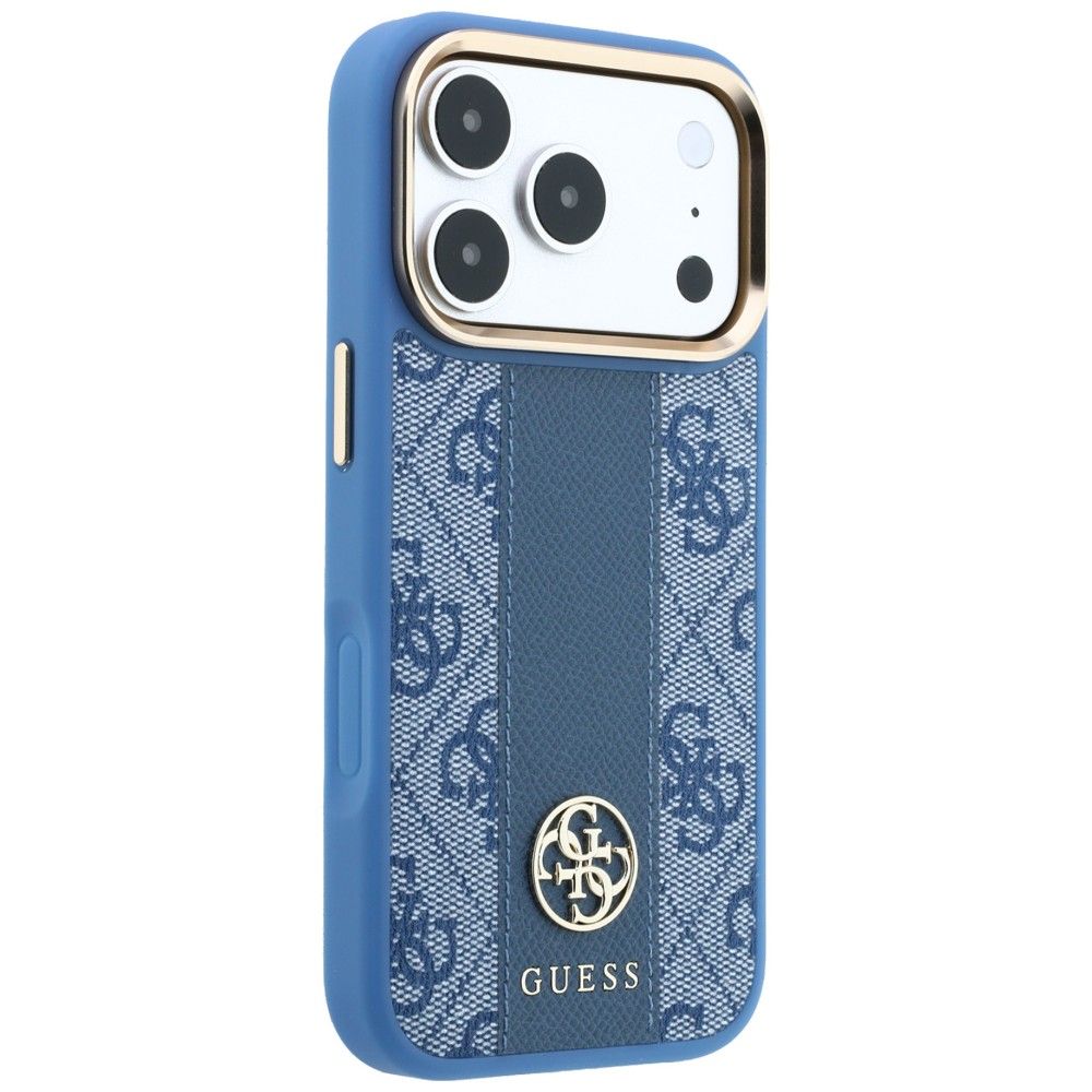Θήκη Guess 4G Stripe Round Classic Logos Magsafe Blue iPhone 18 Pro Max/17 Pro Max ΘΗΚΕΣ Guess Θήκη Guess 4G Stripe Round Classic Logos Magsafe Blue iPhone 18 Pro Max/17 Pro Max - Image 5