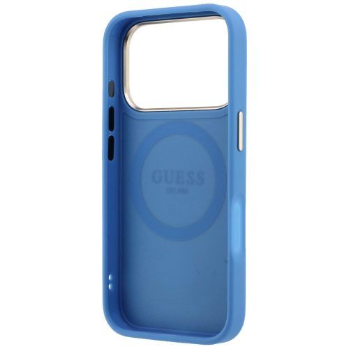 Alternative view of Θήκη Guess 4G Stripe Round Classic Logos Magsafe Blue iPhone 18 Pro Max/17 Pro Max