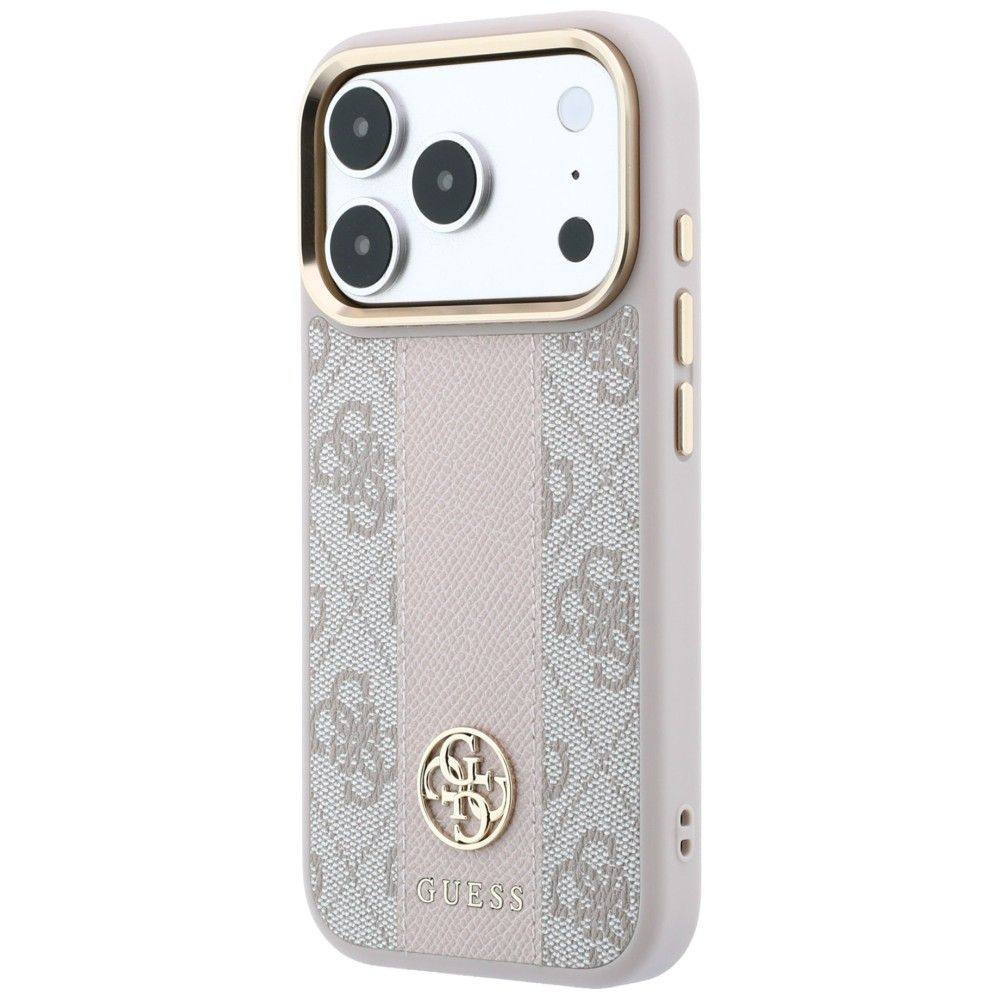Θήκη Guess 4G Stripe Round Classic Logos Magsafe Pink iPhone 18 Pro Max/17 Pro Max ΘΗΚΕΣ Guess Θήκη Guess 4G Stripe Round Classic Logos Magsafe Pink iPhone 18 Pro Max/17 Pro Max - Image 6
