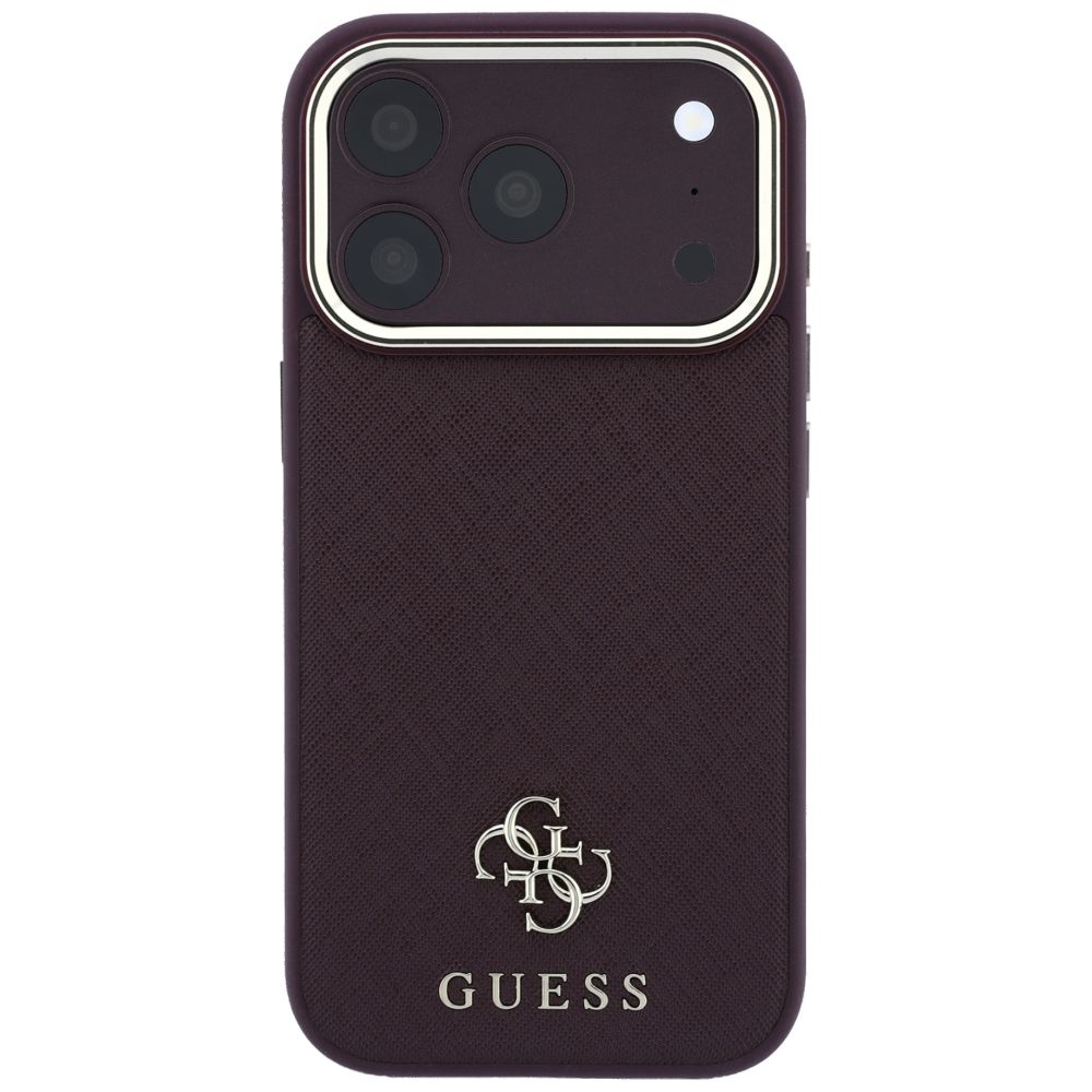 Θήκη Guess Saffiano Small 4G Classic Logo Magsafe Burgundy iPhone 18 Pro/17 Pro ΘΗΚΕΣ Guess Θήκη Guess Saffiano Small 4G Classic Logo Magsafe Burgundy iPhone 18 Pro/17 Pro - Image 5