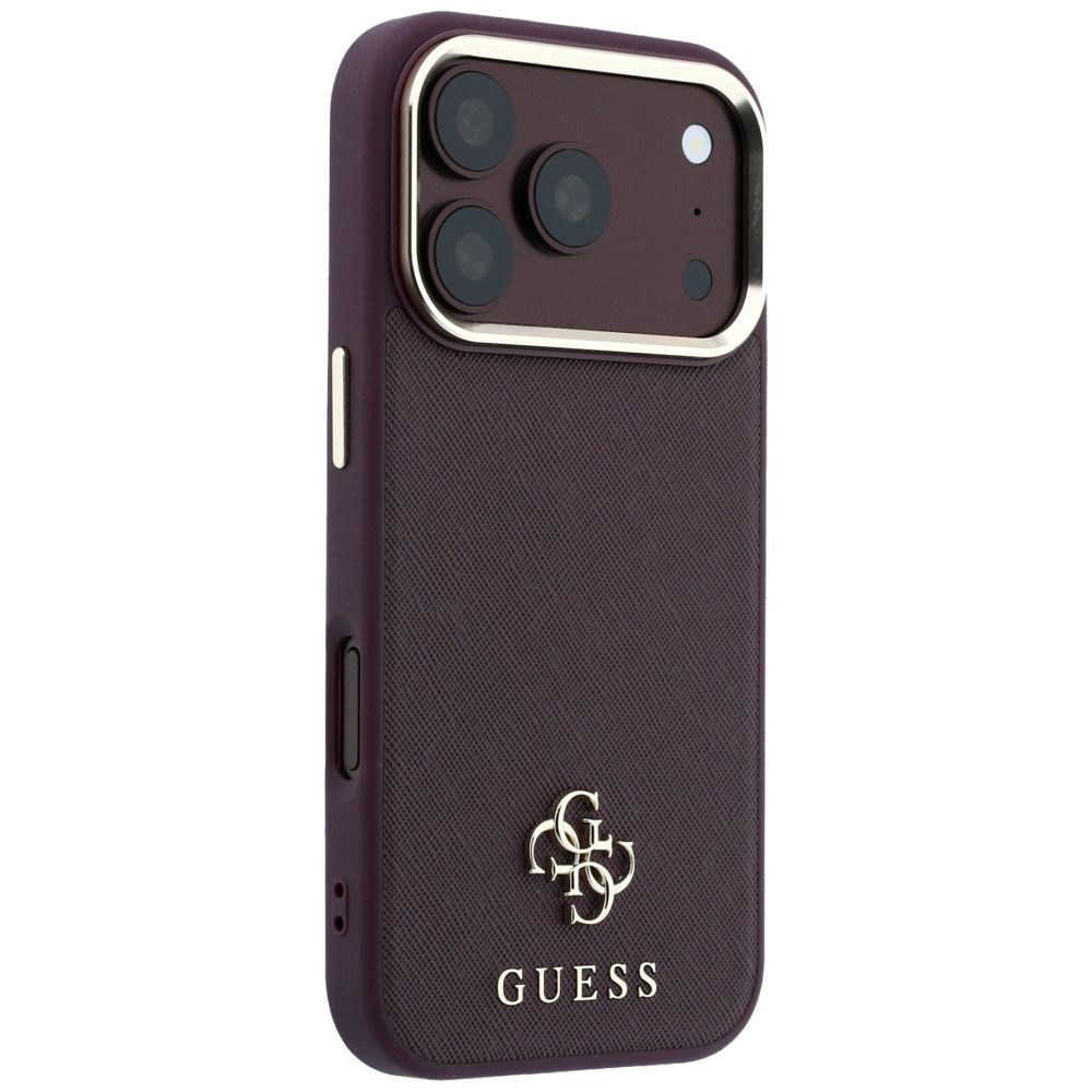 Θήκη Guess Saffiano Small 4G Classic Logo Magsafe Burgundy iPhone 18 Pro/17 Pro ΘΗΚΕΣ Guess Θήκη Guess Saffiano Small 4G Classic Logo Magsafe Burgundy iPhone 18 Pro/17 Pro - Image 6