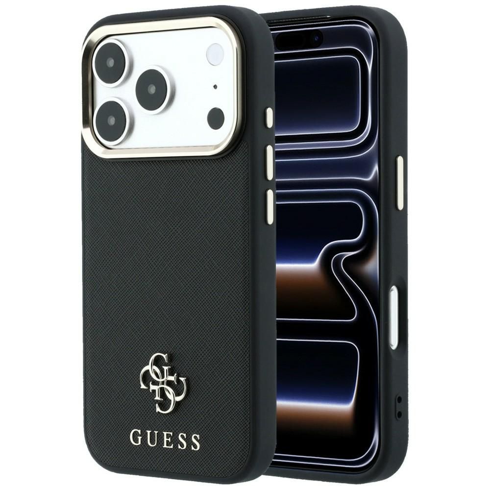 Θήκη Guess Saffiano Small 4G Classic Logo Magsafe Black iPhone 18 Pro Max/17 Pro Max ΘΗΚΕΣ Guess Θήκη Guess Saffiano Small 4G Classic Logo Magsafe Black iPhone 18 Pro Max/17 Pro Max