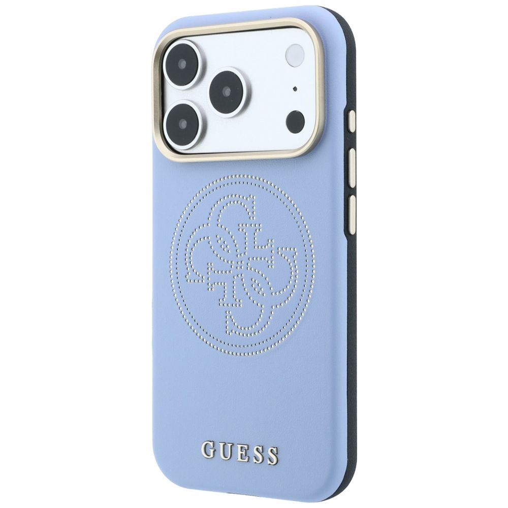 Θήκη Guess Perforated 4G Gold Logo Magsafe Blue iPhone 18 Pro Max/17 Pro Max ΘΗΚΕΣ Guess Θήκη Guess Perforated 4G Gold Logo Magsafe Blue iPhone 18 Pro Max/17 Pro Max - Image 6