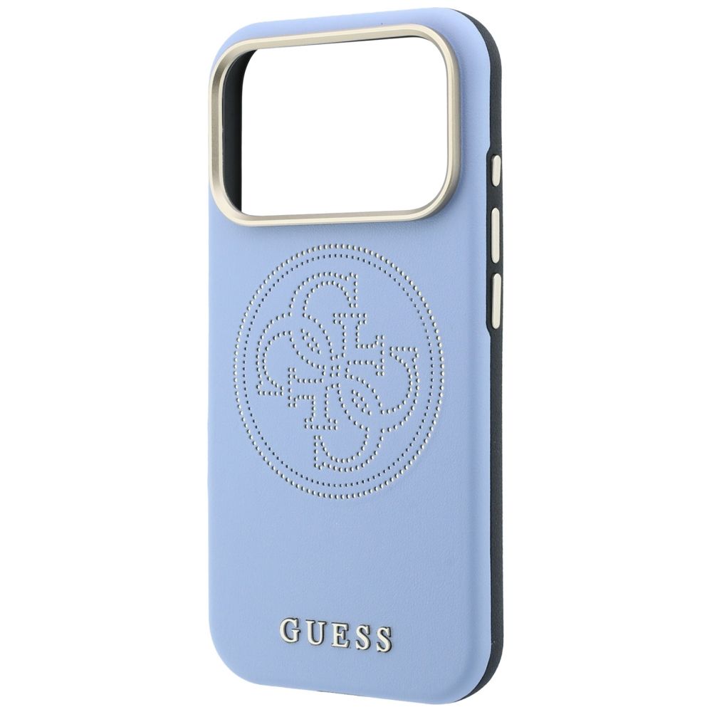 Θήκη Guess Perforated 4G Gold Logo Magsafe Blue iPhone 18 Pro Max/17 Pro Max ΘΗΚΕΣ Guess Θήκη Guess Perforated 4G Gold Logo Magsafe Blue iPhone 18 Pro Max/17 Pro Max - Image 2