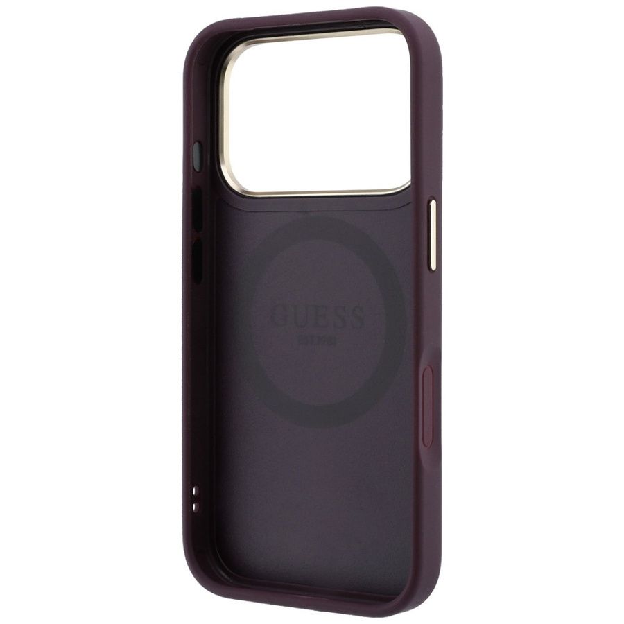 Θήκη Guess Stripe Peony 4G Logo Magsafe Burgundy iPhone 18 Pro Max/17 Pro Max ΘΗΚΕΣ Guess Θήκη Guess Stripe Peony 4G Logo Magsafe Burgundy iPhone 18 Pro Max/17 Pro Max - Image 7