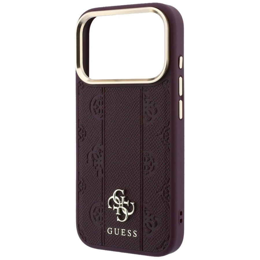 Θήκη Guess Stripe Peony 4G Logo Magsafe Burgundy iPhone 18 Pro Max/17 Pro Max ΘΗΚΕΣ Guess Θήκη Guess Stripe Peony 4G Logo Magsafe Burgundy iPhone 18 Pro Max/17 Pro Max - Image 6