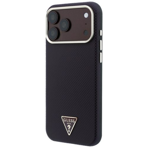 Alternative view of Θήκη Guess Kevlar Triangle Logo Magsafe Burgundy iPhone 18 Pro/17 Pro