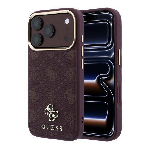 Θήκη Guess Peony 4G Small Logo Magsafe Burgundy iPhone 18 Pro/17 Pro ΘΗΚΕΣ Guess Θήκη Guess Peony 4G Small Logo Magsafe Burgundy iPhone 18 Pro/17 Pro