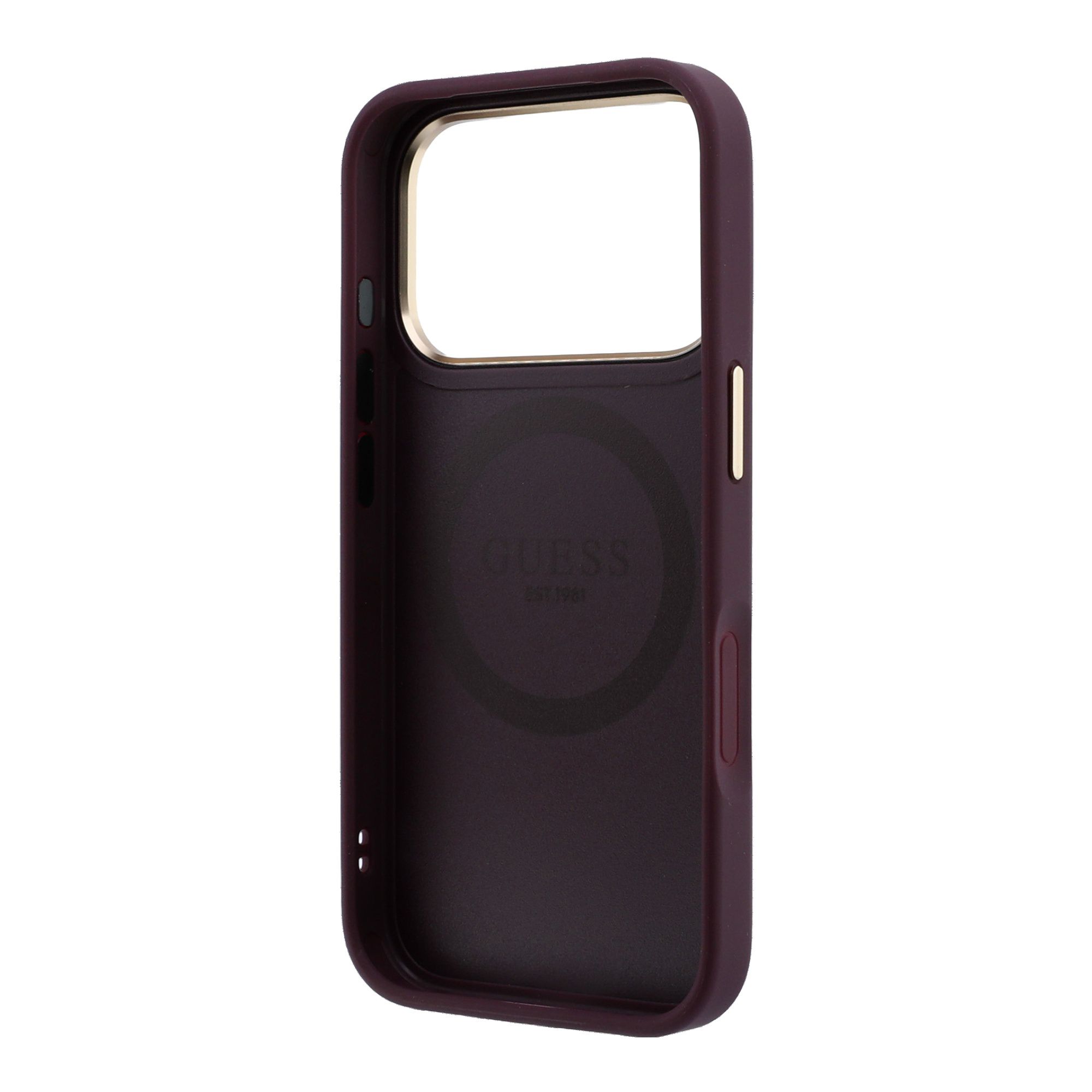 Θήκη Guess Peony 4G Small Logo Magsafe Burgundy iPhone 18 Pro/17 Pro ΘΗΚΕΣ Guess Θήκη Guess Peony 4G Small Logo Magsafe Burgundy iPhone 18 Pro/17 Pro - Image 7