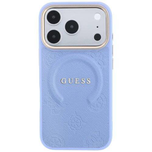 Alternative view of Θήκη Guess Saffiano Peony & Ring Magsafe Blue iPhone 18 Pro Max/17 Pro Max