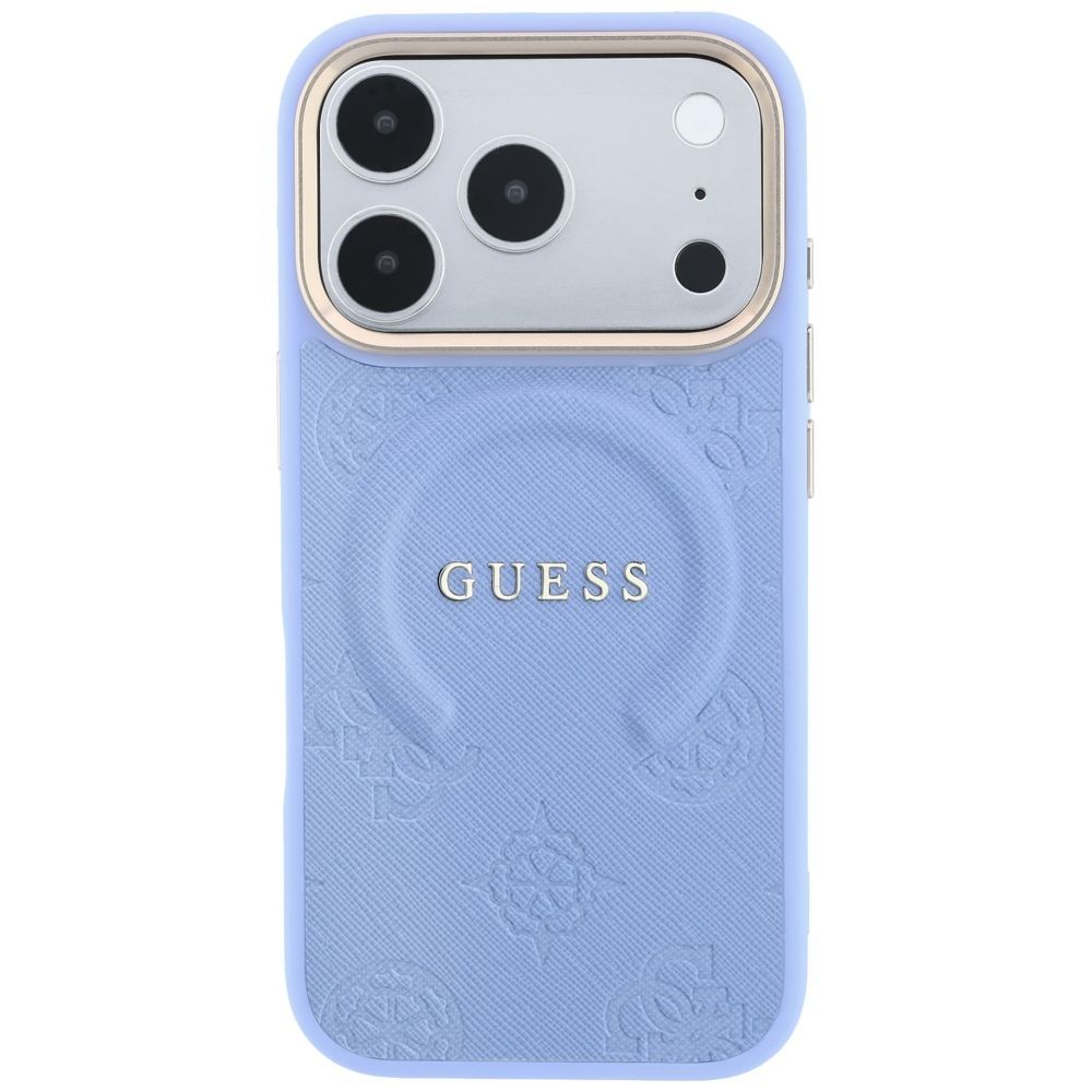 Θήκη Guess Saffiano Peony & Ring Magsafe Blue iPhone 18 Pro Max/17 Pro Max ΘΗΚΕΣ Guess Θήκη Guess Saffiano Peony & Ring Magsafe Blue iPhone 18 Pro Max/17 Pro Max - Image 2