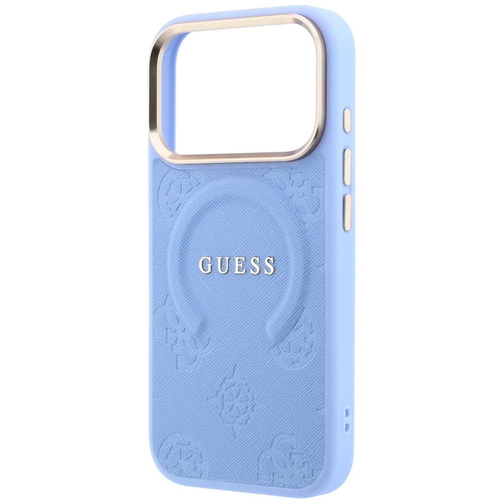 Θήκη Guess Saffiano Peony & Ring Magsafe Blue iPhone 18 Pro Max/17 Pro Max ΘΗΚΕΣ Guess Θήκη Guess Saffiano Peony & Ring Magsafe Blue iPhone 18 Pro Max/17 Pro Max - Image 6
