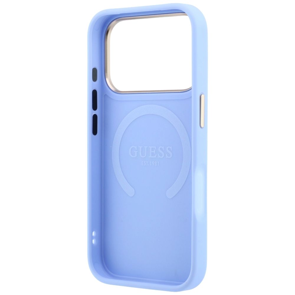Θήκη Guess Saffiano Peony & Ring Magsafe Blue iPhone 18 Pro Max/17 Pro Max ΘΗΚΕΣ Guess Θήκη Guess Saffiano Peony & Ring Magsafe Blue iPhone 18 Pro Max/17 Pro Max - Image 5