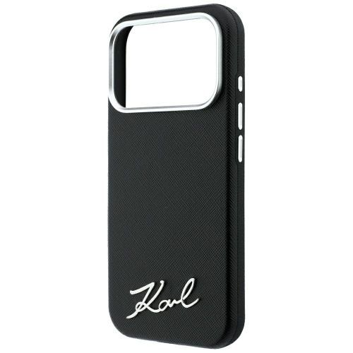 Alternative view of Θήκη Karl Lagerfeld Saffiano Small Script Metal Logo MagSafe Black iPhone 18 Pro Max/iPhone 17 Pro Max