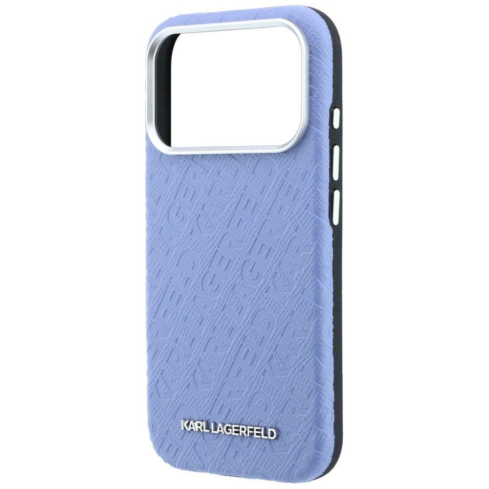 Θήκη Karl Lagerfeld Grained Allover Logo Metal Elongated MagSafe Blue iPhone 18 Pro Max/17 Pro Max ΘΗΚΕΣ KARL LAGERFELD Θήκη Karl Lagerfeld Grained Allover Logo Metal Elongated MagSafe Blue iPhone 18 Pro Max/17 Pro Max - Image 6